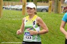 Magali qui accompagne Sylvianne pour sa première course