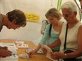 retrait dossard pour Simone et Ninie