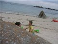 on fait des pâtés de sable
