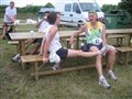 détente à l'arrivée de la famille Gille