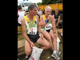 Christian et Alain a l'arrivée du Marathon